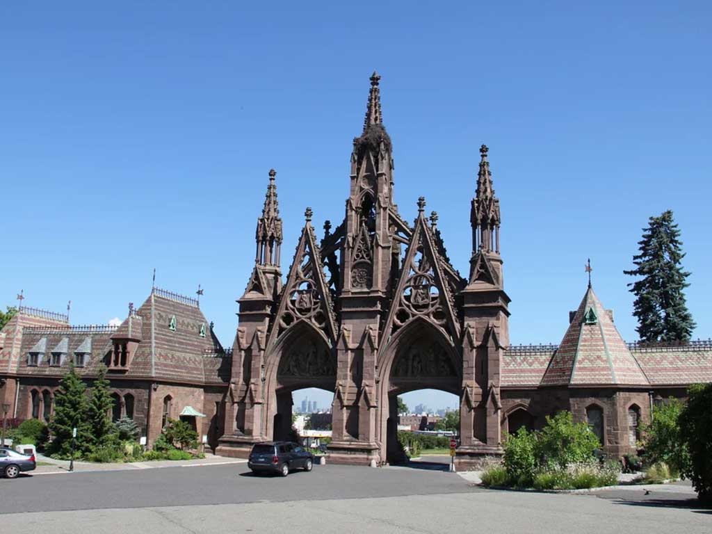 Greenwood Cemetery main entrance