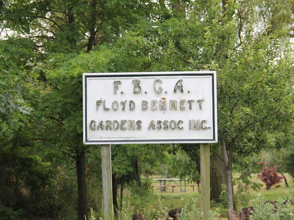 Floyd Bennett Garden Assoc. Sign