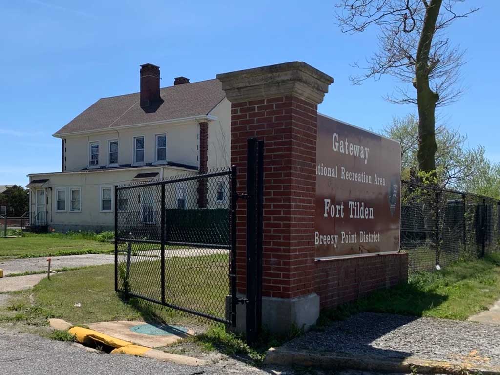 Fort Tilden Entrance Sign