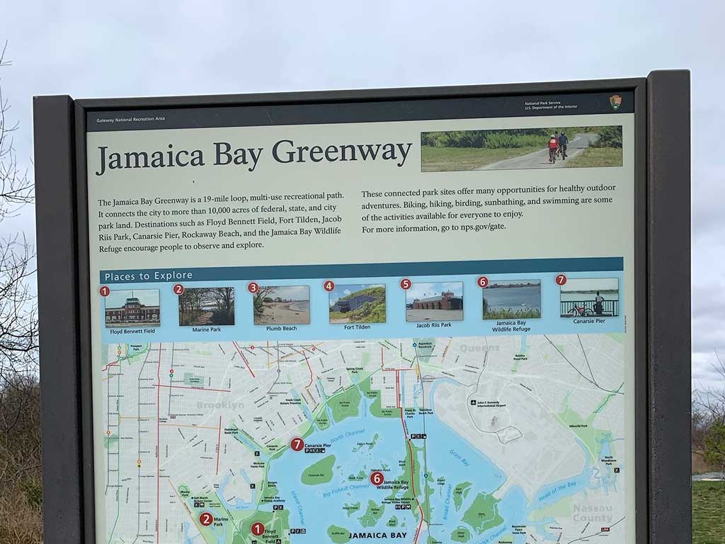 Jamaica Bay Greenway Sign