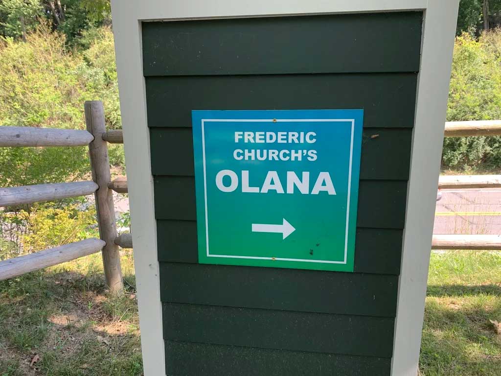 Frederic Church's Olana Sign