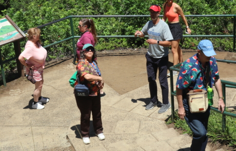 Highlight Vacations travelers walking to the top of Iao Valley trail