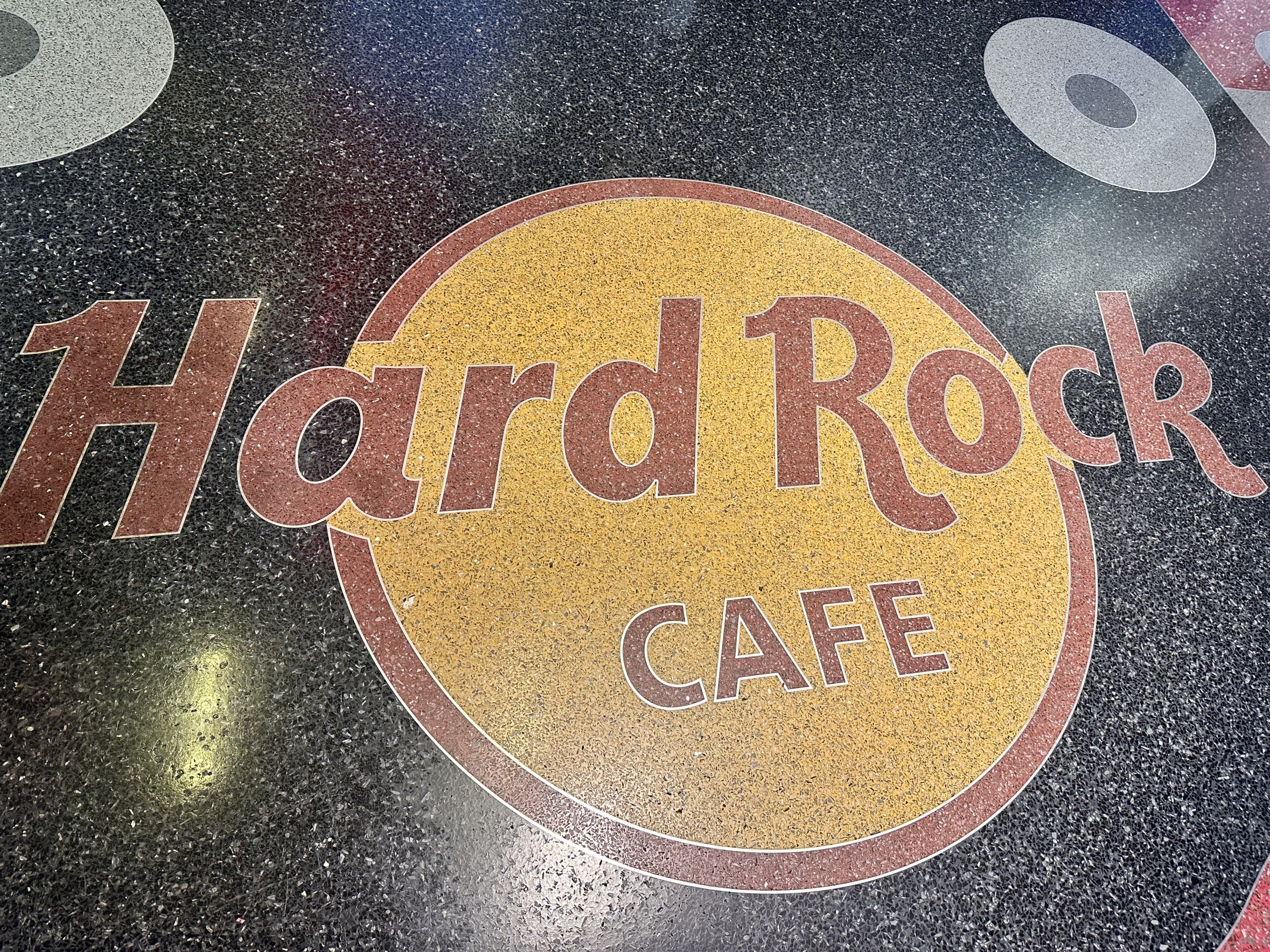 Lunch at the Hard Rock Cafe in NYC