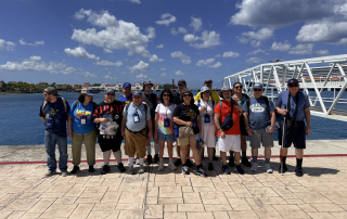 The group heading into Cozumel, Mexico
