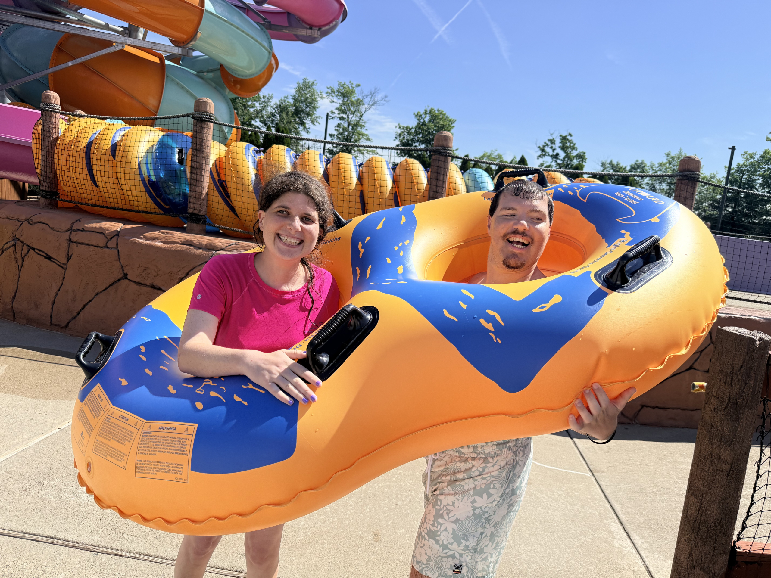 travelers at the sensory swim at Funplex in East Hanover, NJ